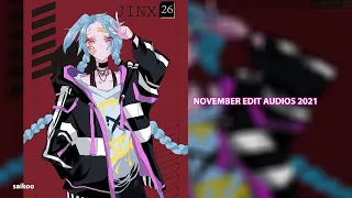 November edit auidios 2021 💛 25 most used edit audios on tiktok 🦋🦋