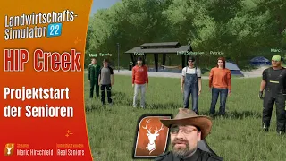 LS22 HIPCreek #1 / Projektstart auf der neuen Karte! / LS22 Multiplayer