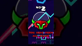 TOP 5 HARDEST GEOMETRY DASH ICONS TO GET! #shorts