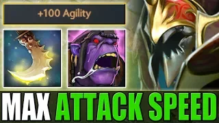 +200 Agility Nyx Assassin [Max Attack speed Essence Shift + Chemical Rage] Dota 2 Ability Draft