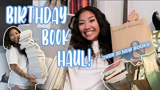 My Birthday Book Haul 💫 | *over 20 books*