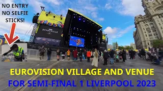 Eurovision Village for Semi-final 1, Liverpool 2023