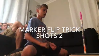 Marker Flip Trick Shots 2 | Dude Attack