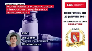 Vaccins contre la #Covid-19 : quelle méthodologie d'enquête sur la désinformation ? AEGE