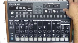 Arturia DrumBRUTE - Sounds and Patterns Demo (No Talking)