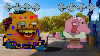 Annoying Orange VS Gumball Glitch in Friday Night Funkin’