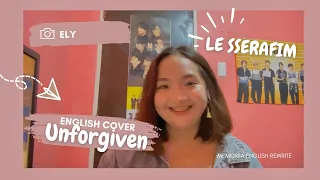 LE SSERAFIM (르세라핌) - UNFORGIVEN(feat. Nile Rodgers) English Cover by ELY | memoriia english rewrite