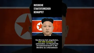 #Nordkorea bietet #Russland 100.000 Soldaten an, um in der #Ukraine Invasion zu unterstützen