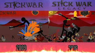 Stick War Vs Stick War: Legacy Ending Comparison