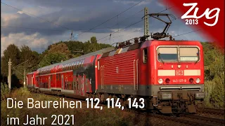 Die BR112, 114 und 143 im Jahr 2021 | Zug2013