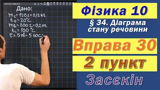 Засєкін Фізика 10 клас. Вправа № 30. 2 п.