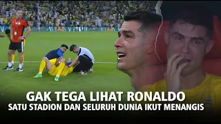 HATI dunia Ikutan Hancur!! Ronaldo Tak berhenti Menangis setelah Al Nassr gagal Juara vs Al Hilal