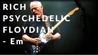 Rich Psychedelic Floydian Guitar Backing Track in Em