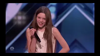 13 Year Old Singing Like a Lion Earns Howie's - Golden Buzzer Got Talent