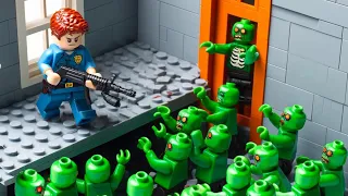 Zombies survive in basement - Lego Zombie Outbreak