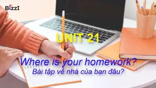 Listening practice through dictation 1 | Bài 21 | Where is your homework