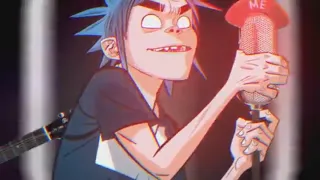 gorillaz tranz but its only the red words on the mic