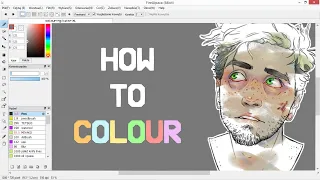 How I colour/paint digitally | tutorial?? (kinda)