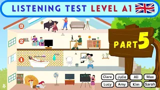 Easy English Listening Test | A1 Level for Beginners - Part 5