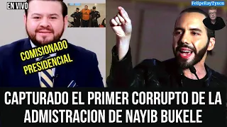 Capturado el primer corrupto de la Admistracion de Nayib Bukele de El Salvador Christian Flores