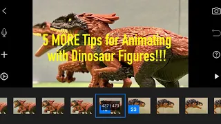 5 More Tips for Animating with Dinosaurs!! #jurassic #jurassicworld #stopmotiontutorial #dominion