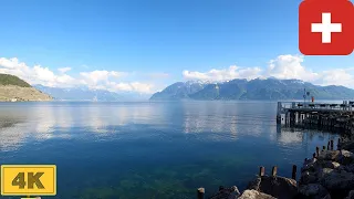 Cully in Switzerland | Spring【4K】Canton de Vaud, Suisse