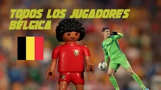 TODOS LOS JUGADORES DE BÉLGICA  MUNDIAL 2018 PLAYMOBIL