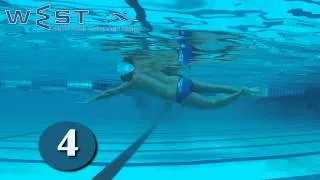 swimming freestyle drill -22: Superman 5 sec.+ 3 sec in breathing position