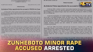 ZUNHEBOTO POLICE APPREHENDS MINOR RAPE ACCUSED IN POCSO CASE