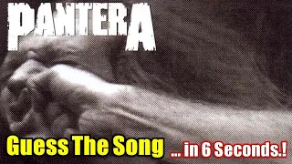 Can You Guess Pantera's Riffs? 🤘