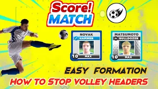 4 3 3 formation simple trick to Stop header goals   #Scorematch!#volleyheadersgoals