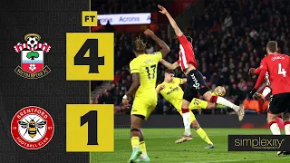 JANELT STUNNER NOT ENOUGH AGAINST SAINTS | Southampton 4 Brentford 1 | Premier League