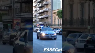 [Sirena Polizia] Polizia in Sirena con Alfa Romeo 159 Squadra Volante / Police Responding Siren