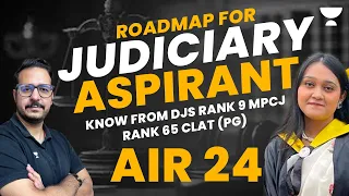 Life of Judiciary aspirants | DJS Rank 7 | MPCJ Rank  65 | Topper Sukriti Jha | Shubham Upadhyay