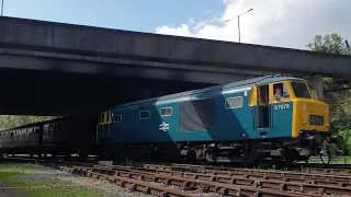 D7076 Thrashes! And trip with 34072 '257 Squadron' East Lancs Railway 2 September 2023