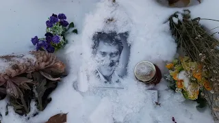 Могила актера Валерия Гаркалина на Миусском кладбище столицы