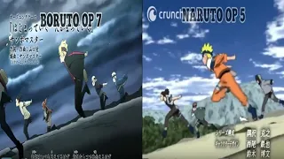 Boruto Opening 7 and Naruto Opening References