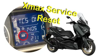 Yamaha Xmax Service Reset. Yamaha Scooter Oil Change + V-Belt Reminder Reset