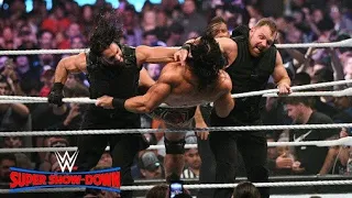 The Shield vs Braun Strowman, Drew McIntyre & Dolph Ziggler   WWE Super Show Down 2018 #WWE NEW