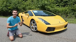 Driving a Lamborghini Gallardo! POV, Test Drive, Exhaust and Review