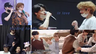 Vmin moments in the sowozoo dvd♡cuteness interaction to holding hands♡