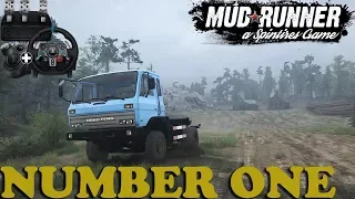 SpinTires: MudRunner | Number One | Map Mod | Dong Feng 153 | Wheelcam | PC Gameplay