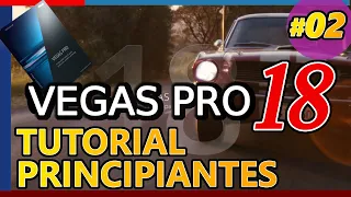 VEGAS PRO 18: cómo usar, editar videos, básico, principiantes. Tutorial 02 español 2020