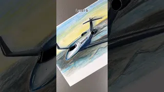 Embraer Legacy 600 по уровням #рисунок #drawing #embraer