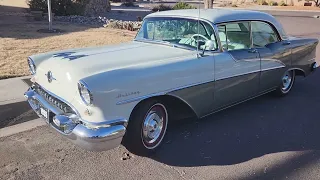 Walkaround of my 1955 Oldsmobile Super 88 Holiday Sedan