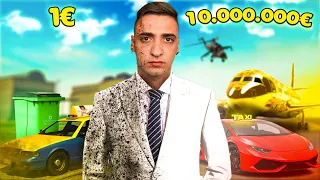 1€ VS 10.000.000€ Ταξί Στο GTA RP !