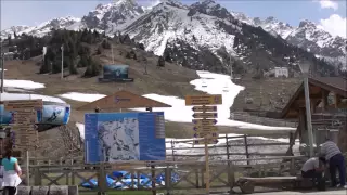 Алма-Ата каток Медео курорт Чимбулак / Almaty skating rink Medeo Chimbulak ski resort