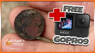 New GoPro Records Strange Mystery Coin Found Metal Detecting!