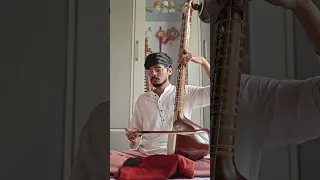 #flavour_of_Esraj_in_classical_music♥️#rare_instrument_of_India💐#raga_gurjori_todi🍀#music_therapy🙏