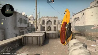 (Knife Glove Combo) Overtake Gloves and Gut Knife Tigertooth CS:GO